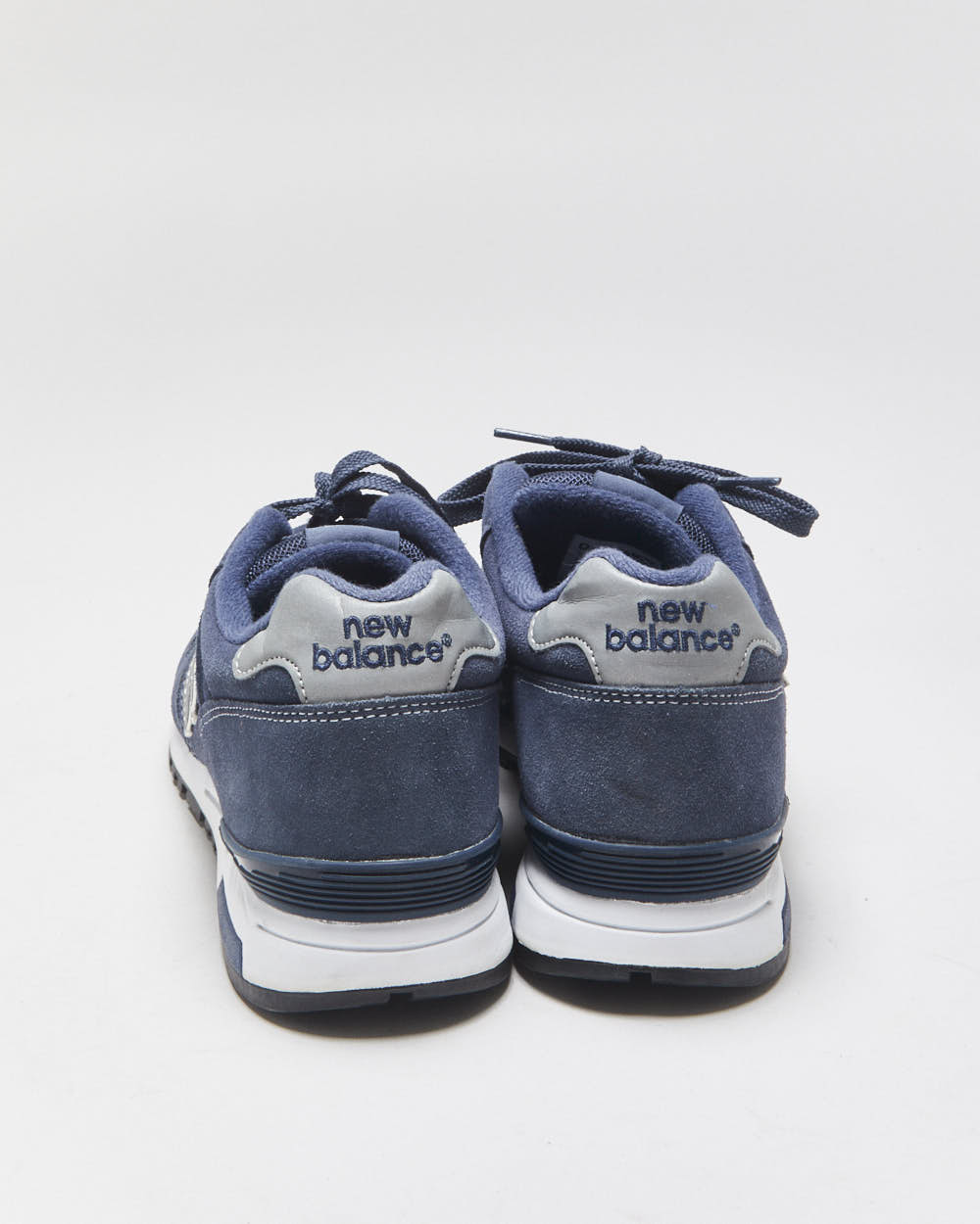 DS New Balance 565 Navy Suede 3M Trainers - UK8