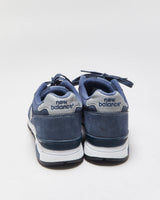 DS New Balance 565 Navy Suede 3M Trainers - UK8