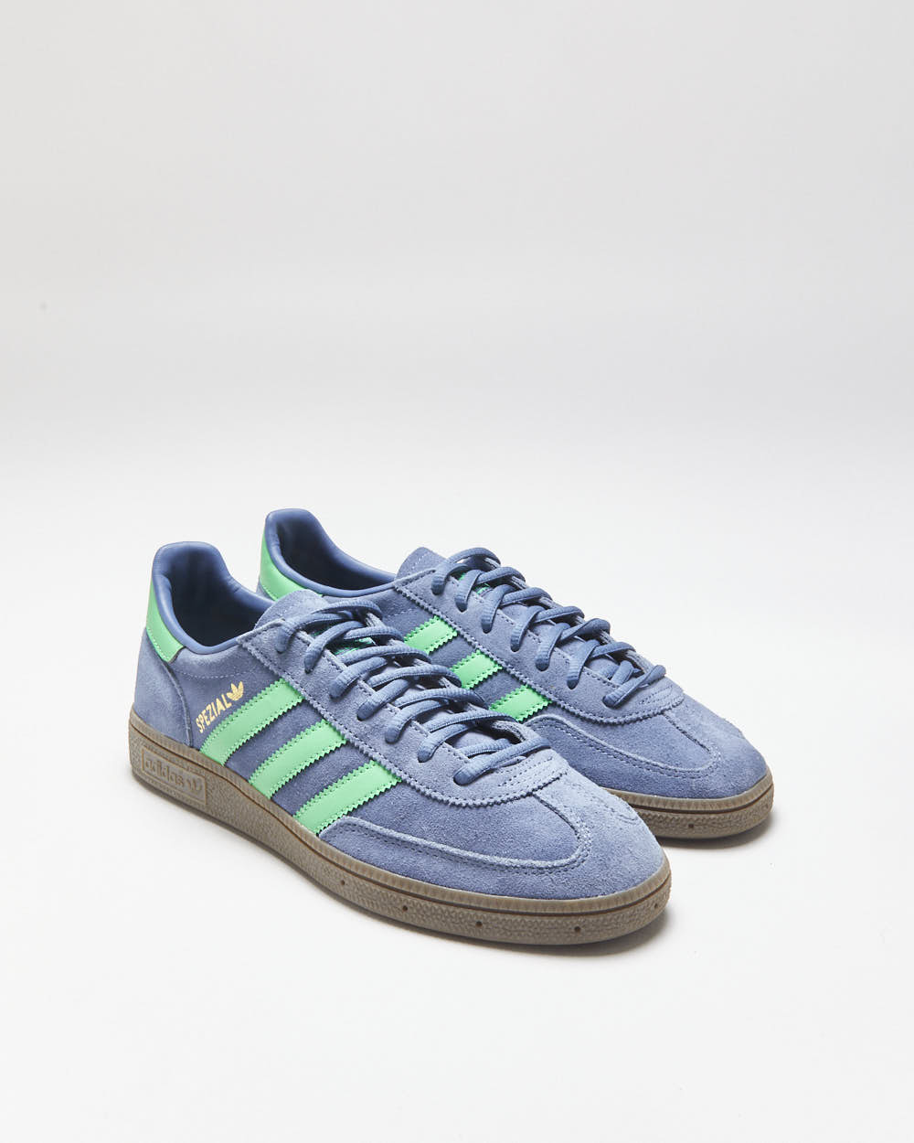 DS Adidas Handball Spezial 'Preloved Ink/Semi Screaming Green/Gold Metallic Trainers - UK7