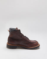 Red Wing Sawmill 2927 Made In USA Briar Oil Slick Leather Vibram 6" Moc Toe Ankle Boots - UK8.5