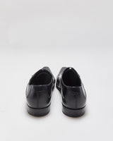 Vintage Dolce &amp; Gabbana Black Leather Pointed Toe Oxford Shoes - UK9