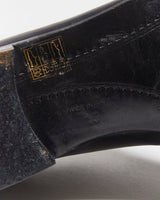 Vintage Dolce &amp; Gabbana Black Leather Pointed Toe Oxford Shoes - UK9