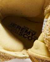 DS 2013 Adidas Originals Jeremy Scott JS Bear Gold Tinsel Trainers - UK5.5
