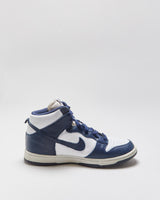 2016 Nike SB Dunk High Villanova Midnight Blue Premium Leather Trainers - UK9.5