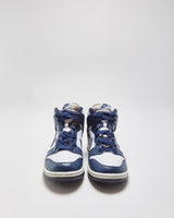 2016 Nike SB Dunk High Villanova Midnight Blue Premium Leather Trainers - UK9.5
