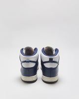 2016 Nike SB Dunk High Villanova Midnight Blue Premium Leather Trainers - UK9.5