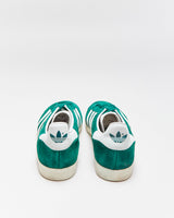 Adidas Gazelle Dark Green/Off White Suede Trainers - UK10.5