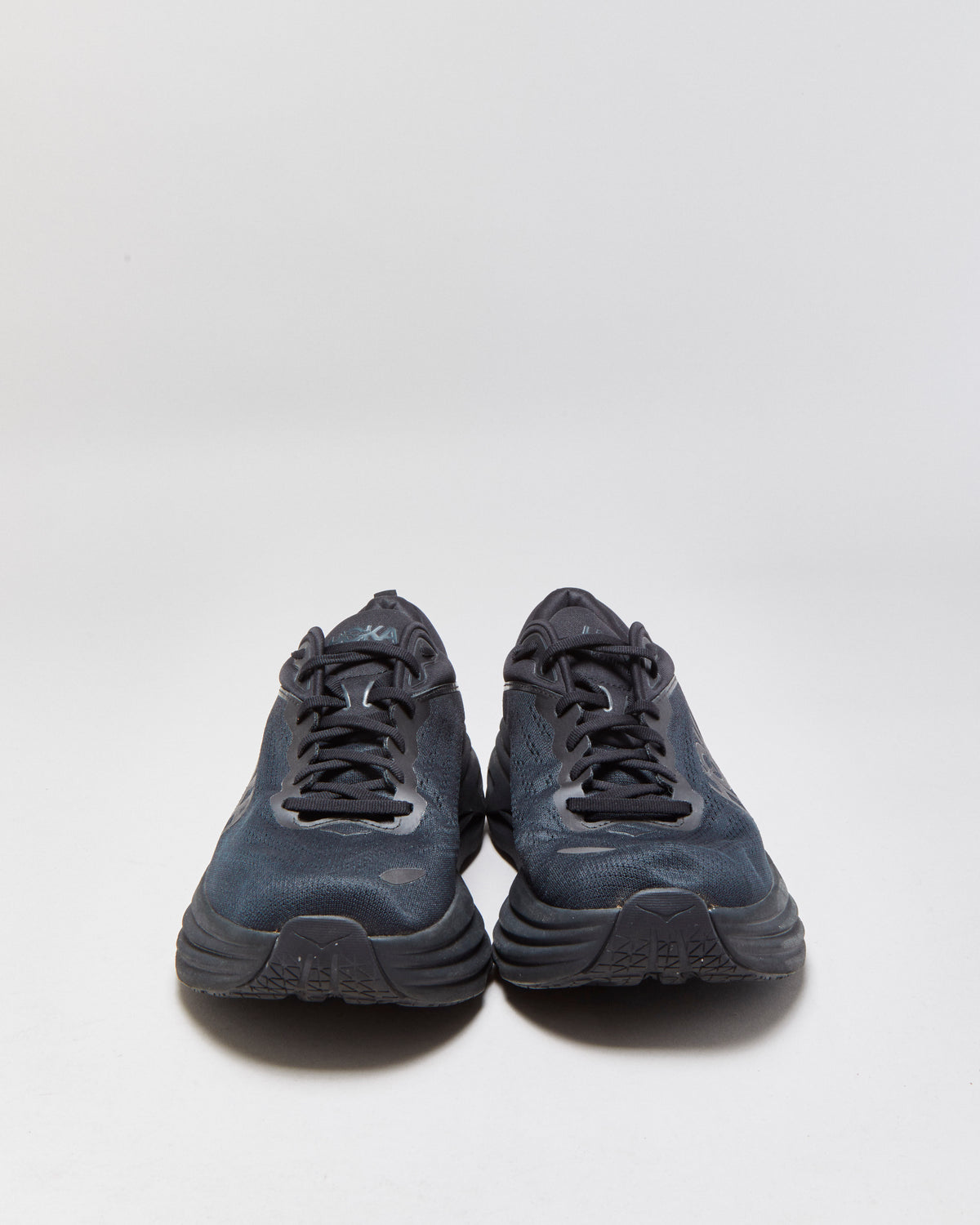 Hoka One M Bondi 8 Triple Black Running Trainers - UK11.5