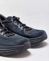 Hoka One M Bondi 8 Triple Black Running Trainers - UK11.5