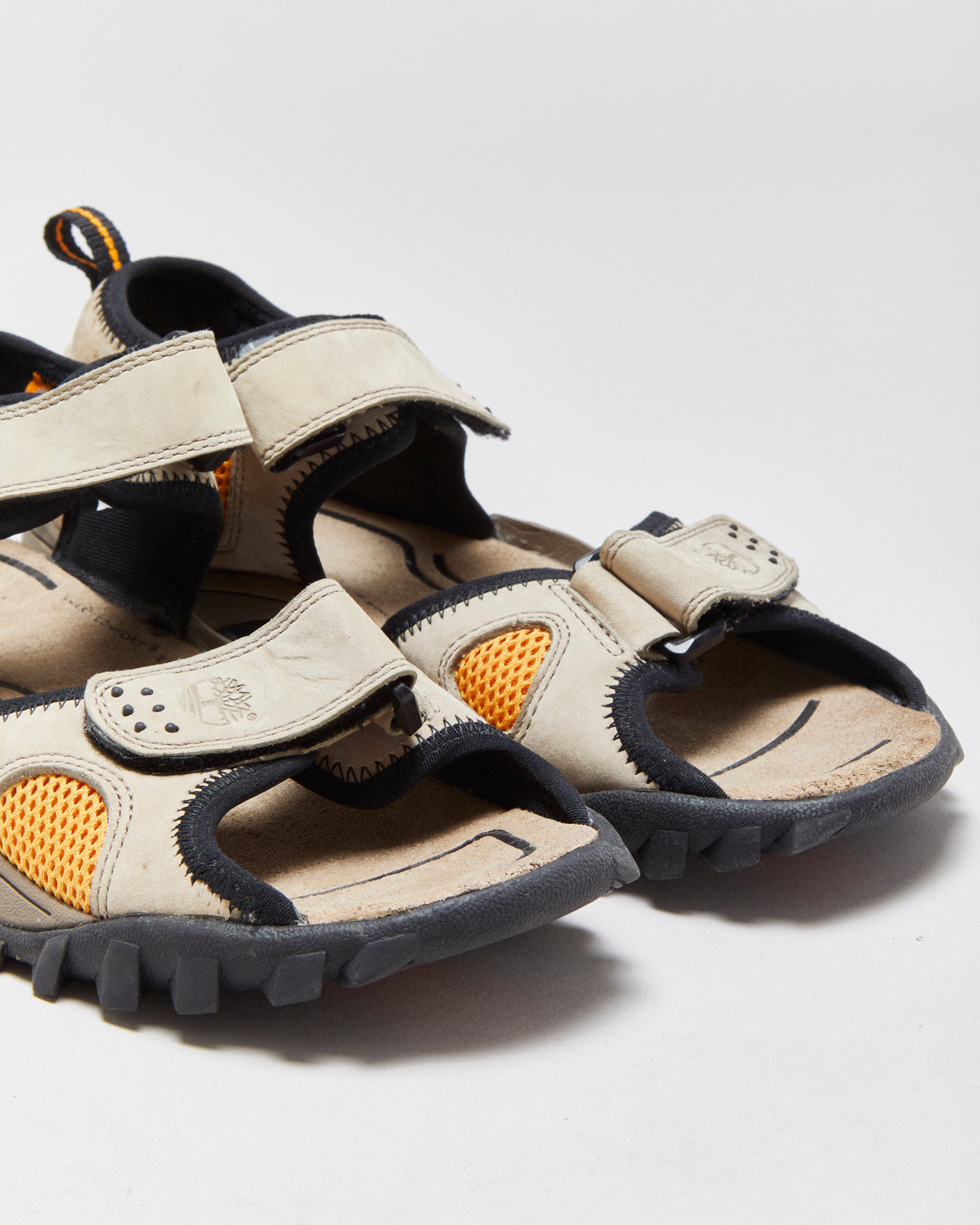 DS Vintage Y2K 00s Timberland Deset Khaki Suede Smart Comfort Outdoor Sandals - UK8