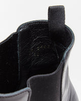 Vintage Y2K 00s Prada Black Leather Square Toe Chelsea Boots - UK9.5