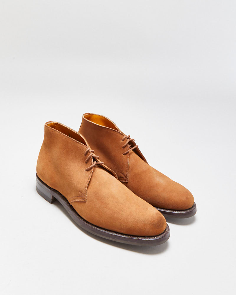 DS Vintage Grenson Tan Suede Made In England Chukka Boots - UK7