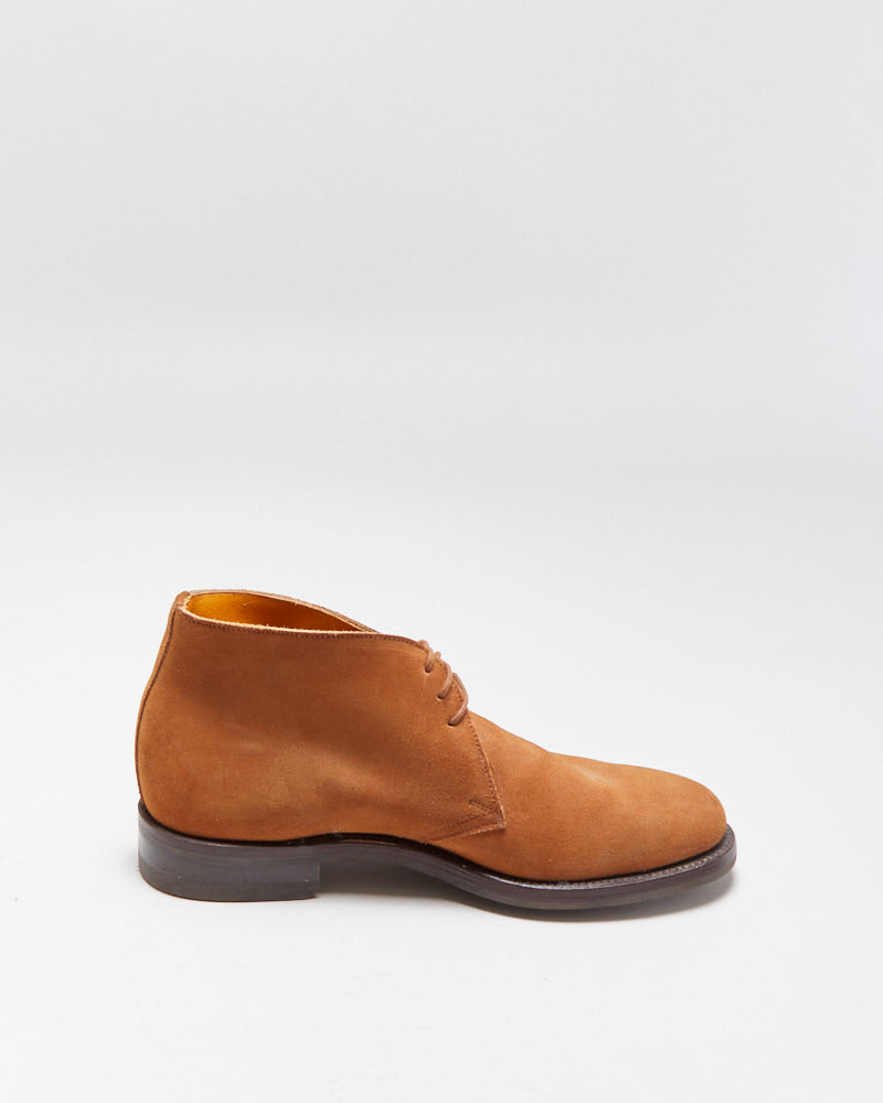 DS Vintage Grenson Tan Suede Made In England Chukka Boots - UK7