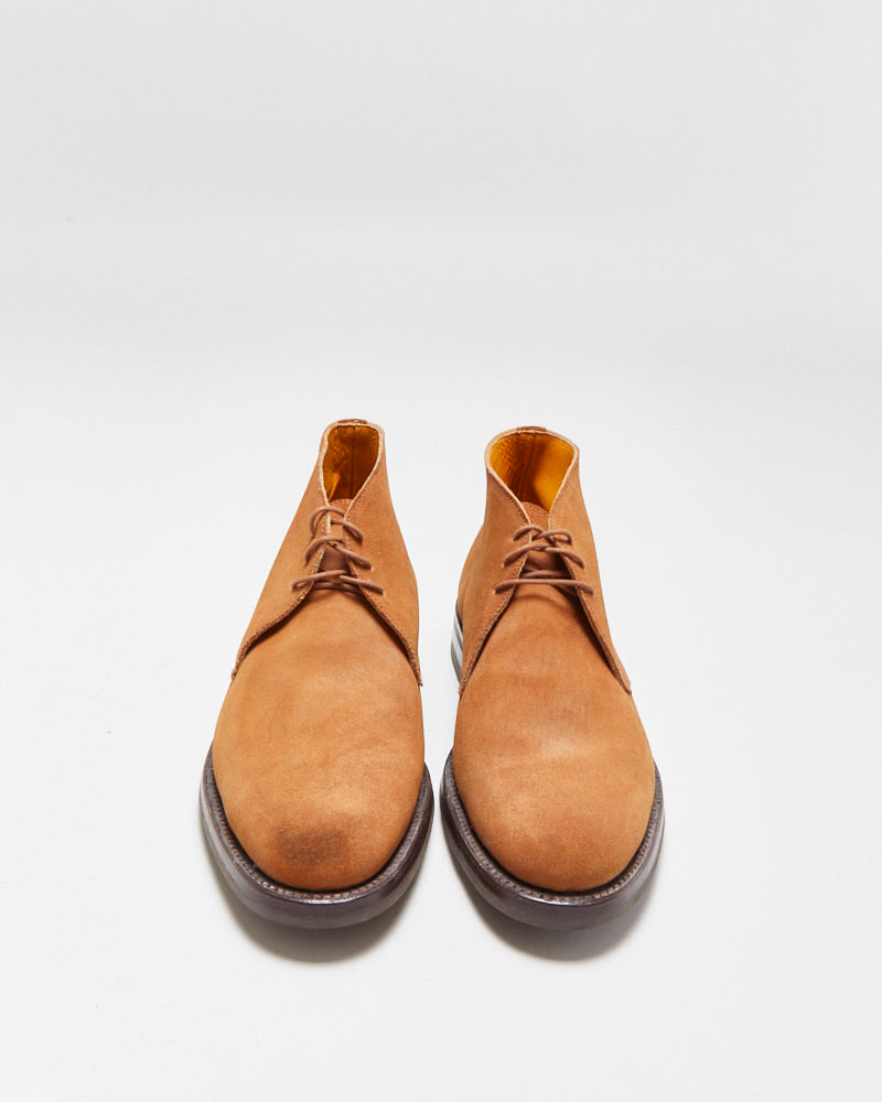 DS Vintage Grenson Tan Suede Made In England Chukka Boots - UK7