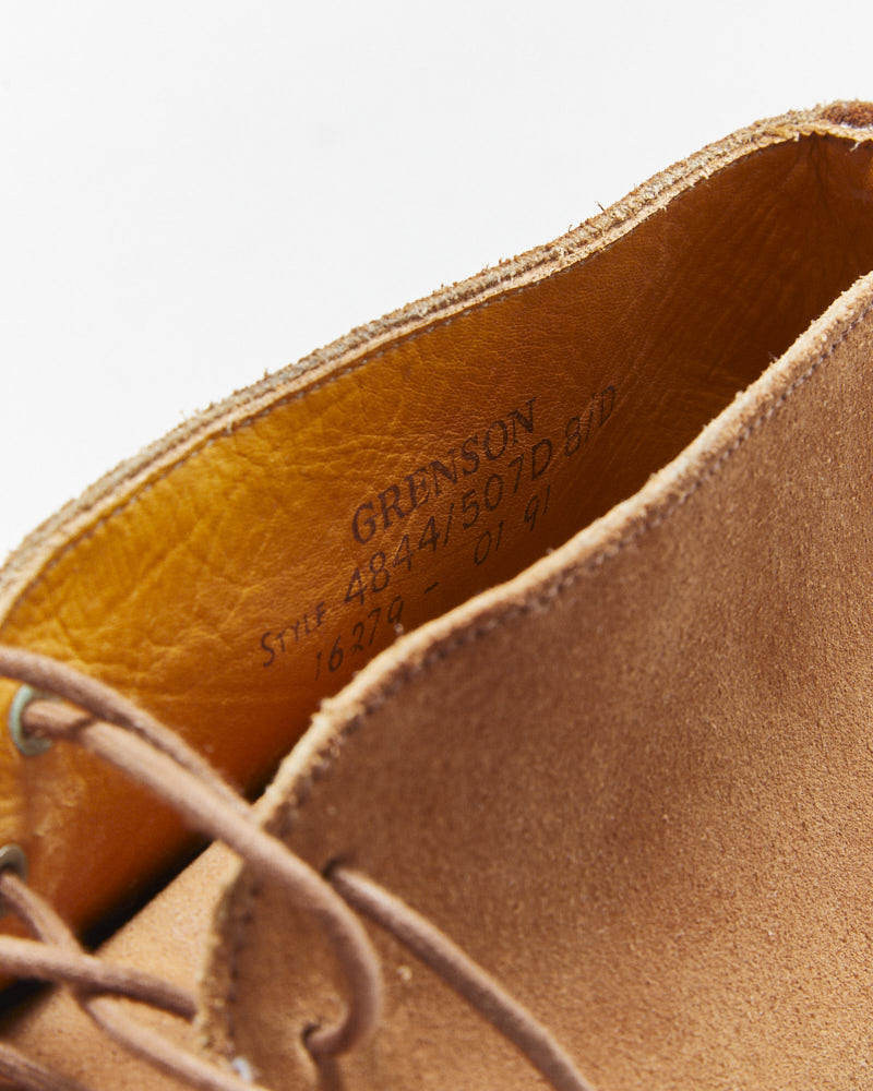 DS Vintage Grenson Tan Suede Made In England Chukka Boots - UK7