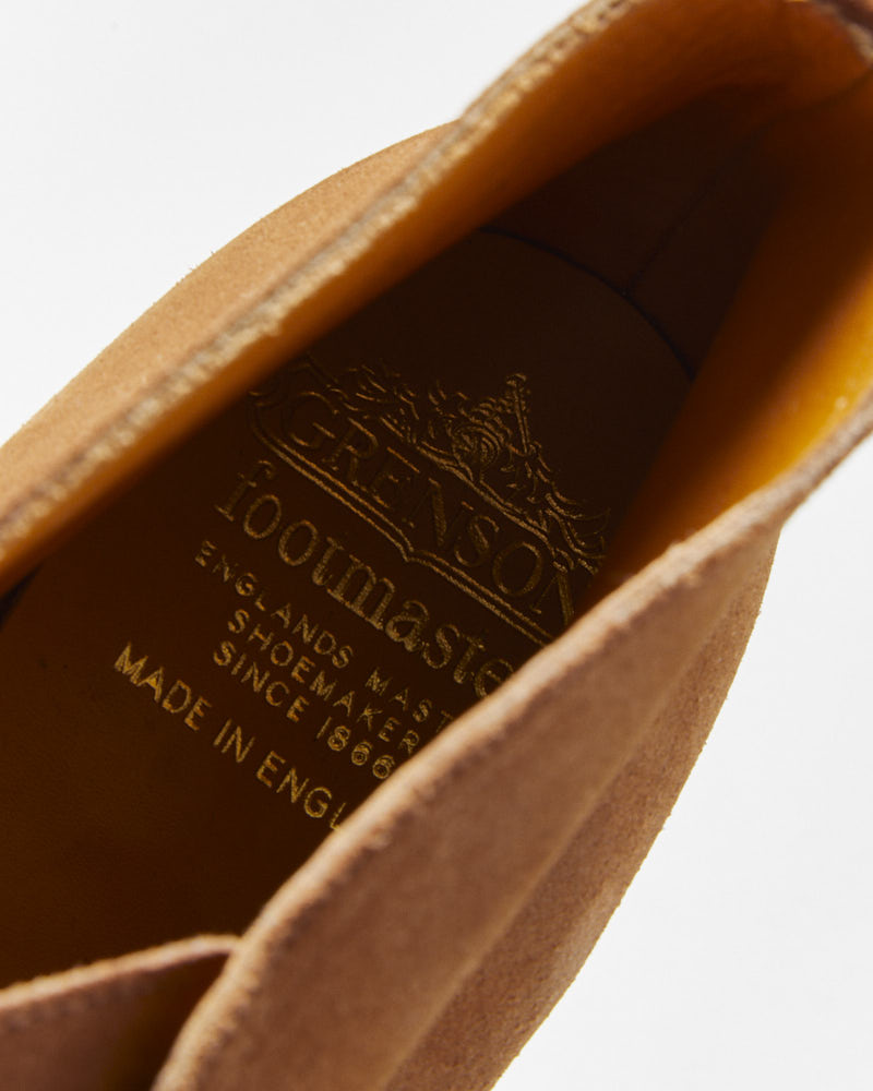 DS Vintage Grenson Tan Suede Made In England Chukka Boots - UK7