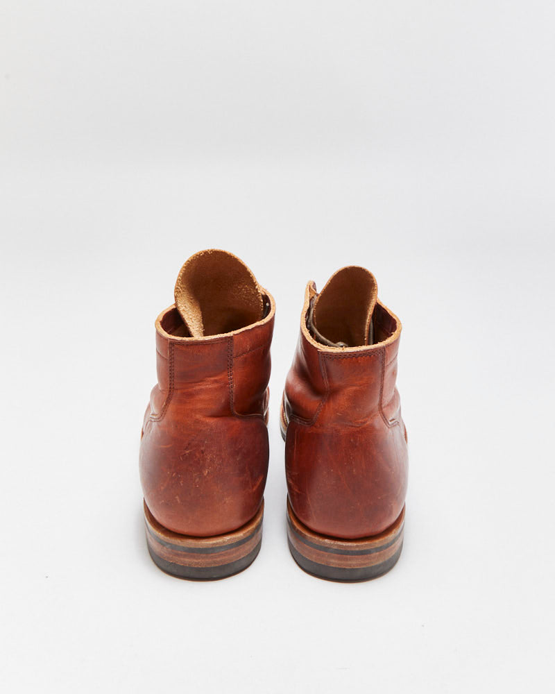 Viberg 1035 Service Tuscanello Olmo Chestnut Made In Canada Work Boots - UK10