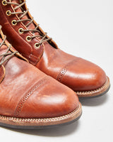 Viberg 1035 Service Tuscanello Olmo Chestnut Made In Canada Work Boots - UK10