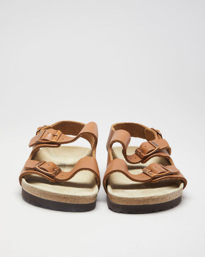 Brown 3 Strap Birkenstock Sandals - UK 8