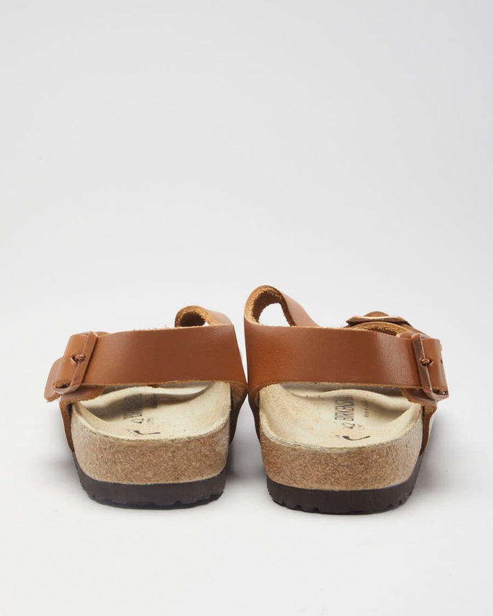 Brown 3 Strap Birkenstock Sandals - UK 8