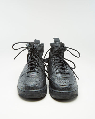 Nike SF Air Force 1 Mid Triple Black - Mens UK 9