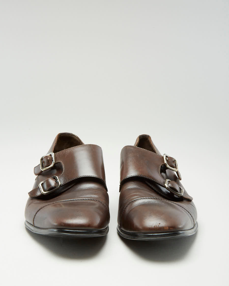 Vintage Salvatore Ferragamo Brown Leather Shoes - US 11