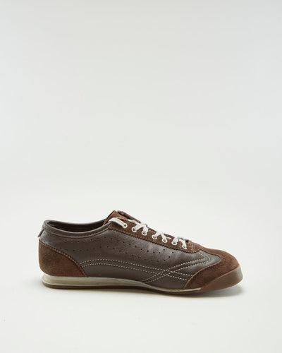 00s Vans Samone Brown Trainers - UK 5