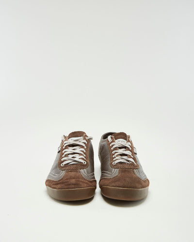 00s Vans Samone Brown Trainers - UK 5