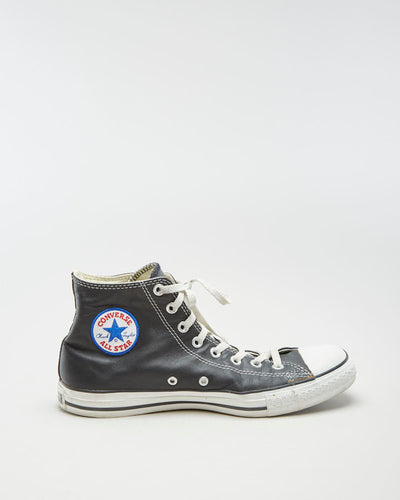 Converse Black Leather Chuck Taylors - EUR44