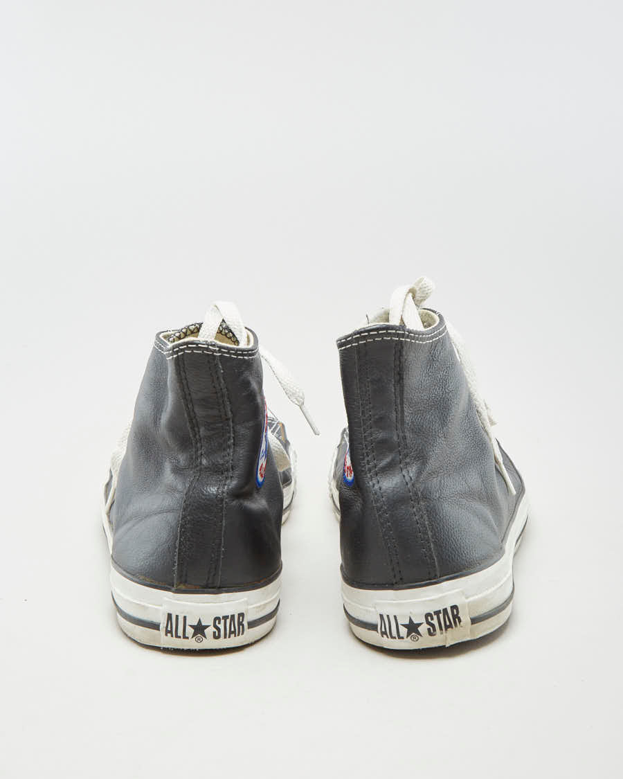 Converse Black Leather Chuck Taylors - EUR44
