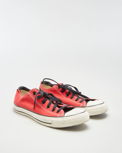 Converse Red Low Top Chuck Taylors - EUR 41.5