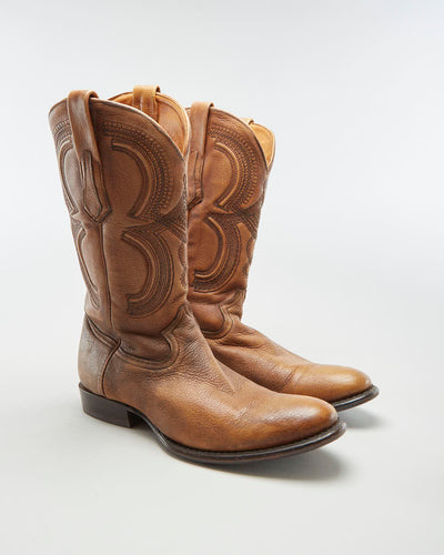 Vintage 90s Cuadra Men's Brown Cowboy Boots - US 11.5