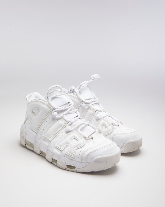 Nike Air More Uptempo Triple White - UK 8.5