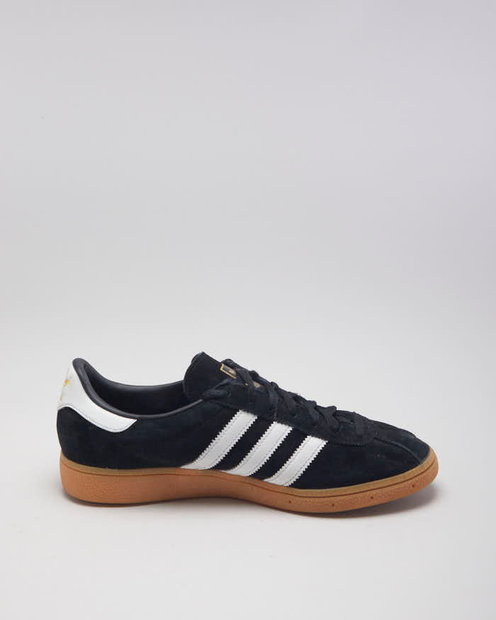 Adidas Gazelle Munchen Black Trainers - UK 9