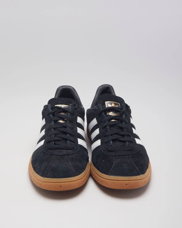 Adidas Gazelle Munchen Black Trainers - UK 9