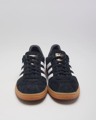 Adidas Gazelle Munchen Black Trainers - UK 9