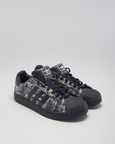Vintage 2008 Adidas All Over Printed Superstar Trainers - UK 8