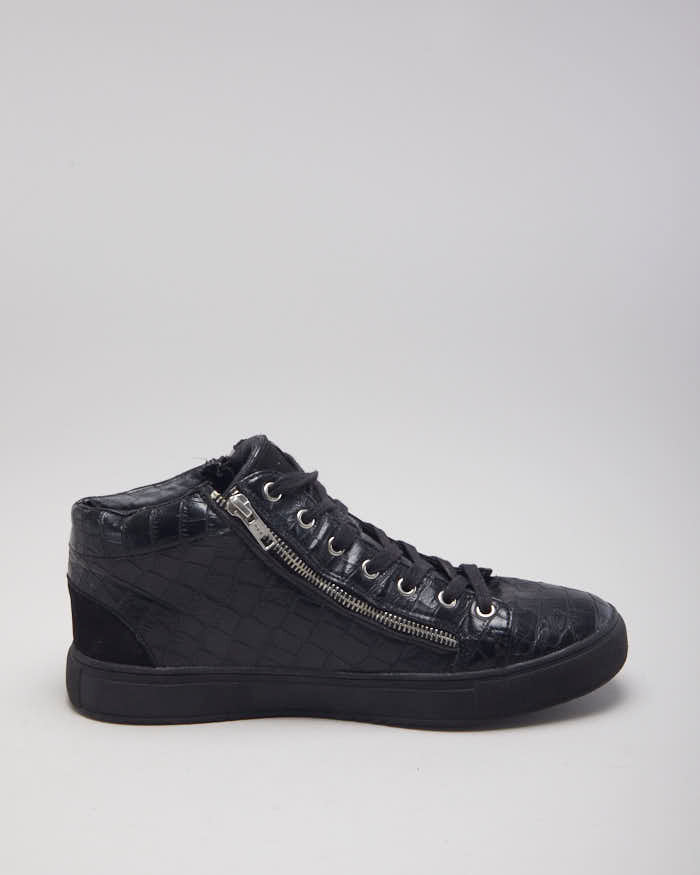 Kurt Geiger Mid Top Double Zip Trainers - UK 9