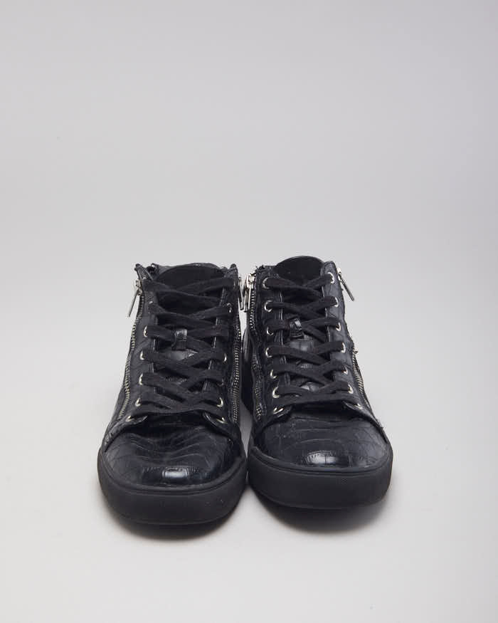 Kurt Geiger Mid Top Double Zip Trainers - UK 9