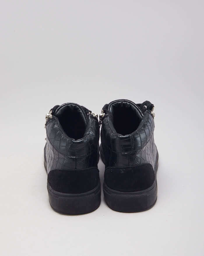 Kurt Geiger Mid Top Double Zip Trainers - UK 9