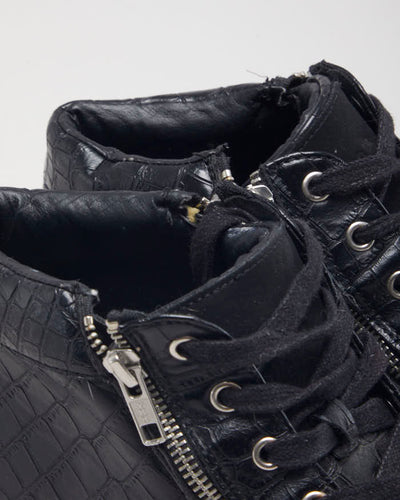 Kurt Geiger Mid Top Double Zip Trainers - UK 9