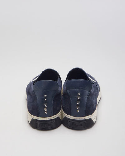 Fendi Monster 3D Eyes Slip-On Trainers - UK 8
