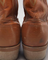 Vintage Men's Brown Cowboy Boots - UK 13
