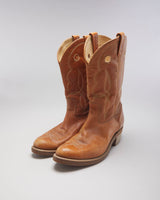 Vintage Men's Brown Cowboy Boots - UK 13