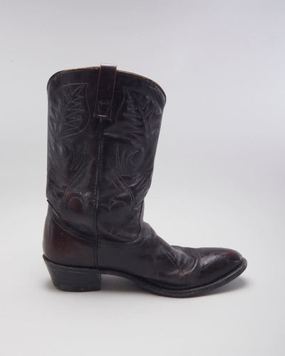 Vintage Men's Mason Western Cowboy Boots - UK 9