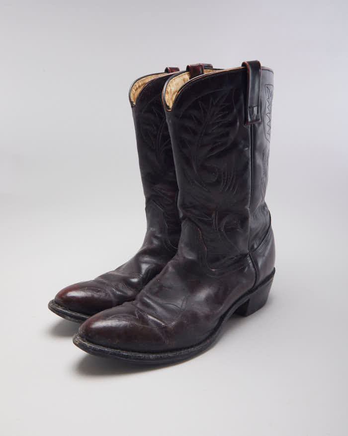 Vintage Men's Mason Western Cowboy Boots - UK 9