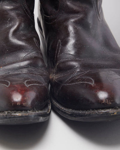 Vintage Men's Mason Western Cowboy Boots - UK 9