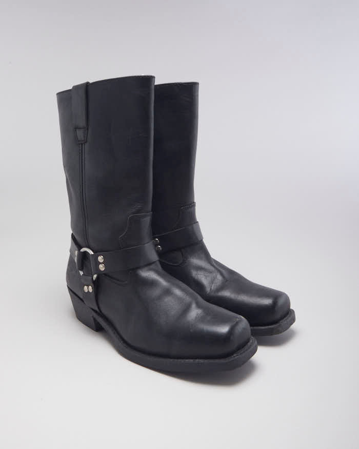 Vintage Spirit Heeled Biker Boots - UK 13