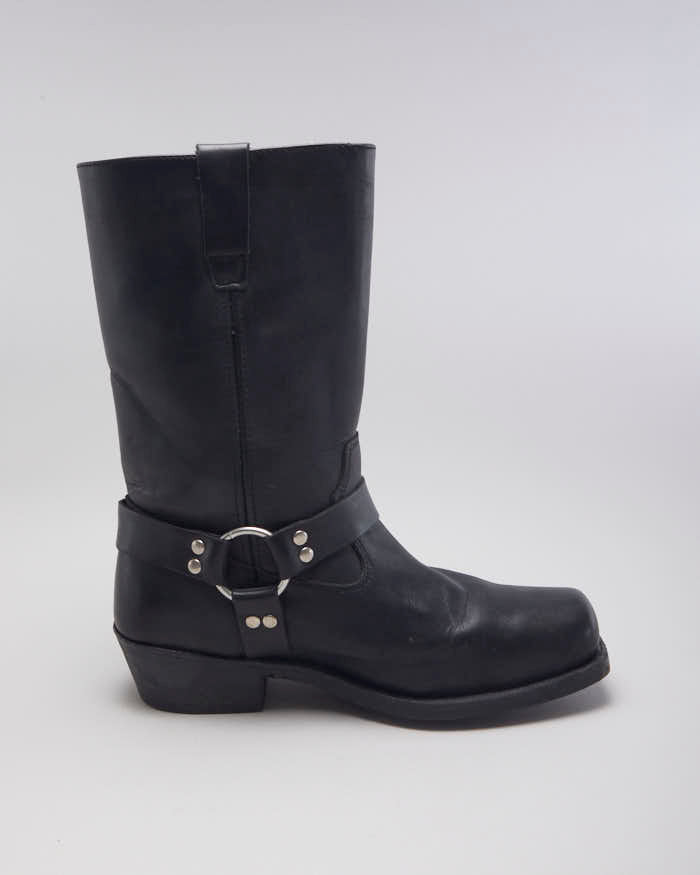 Vintage Spirit Heeled Biker Boots - UK 13