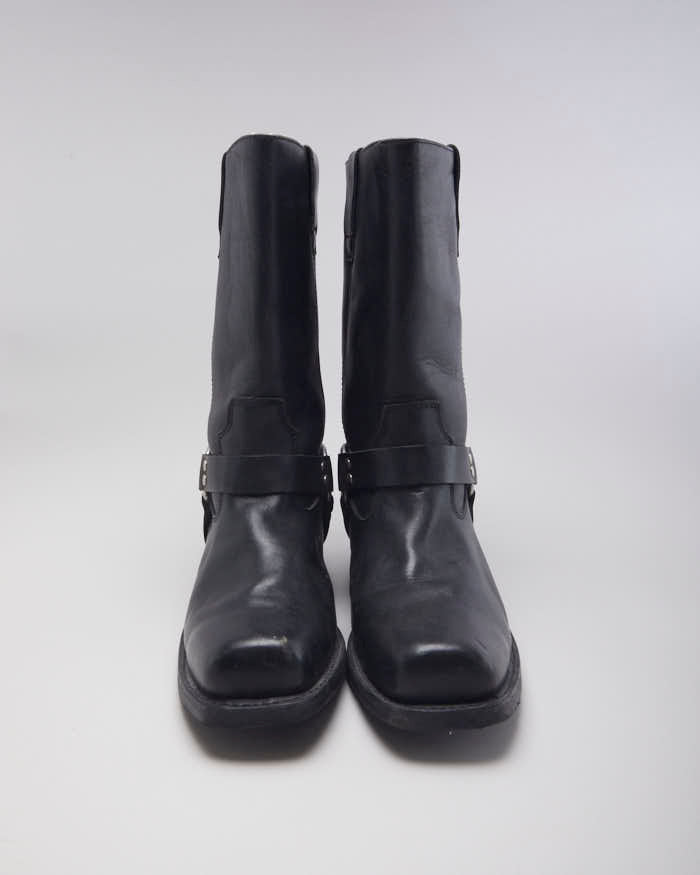 Vintage Spirit Heeled Biker Boots - UK 13